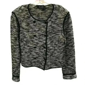 St. John Black Label Spacedye Boucle Blazer